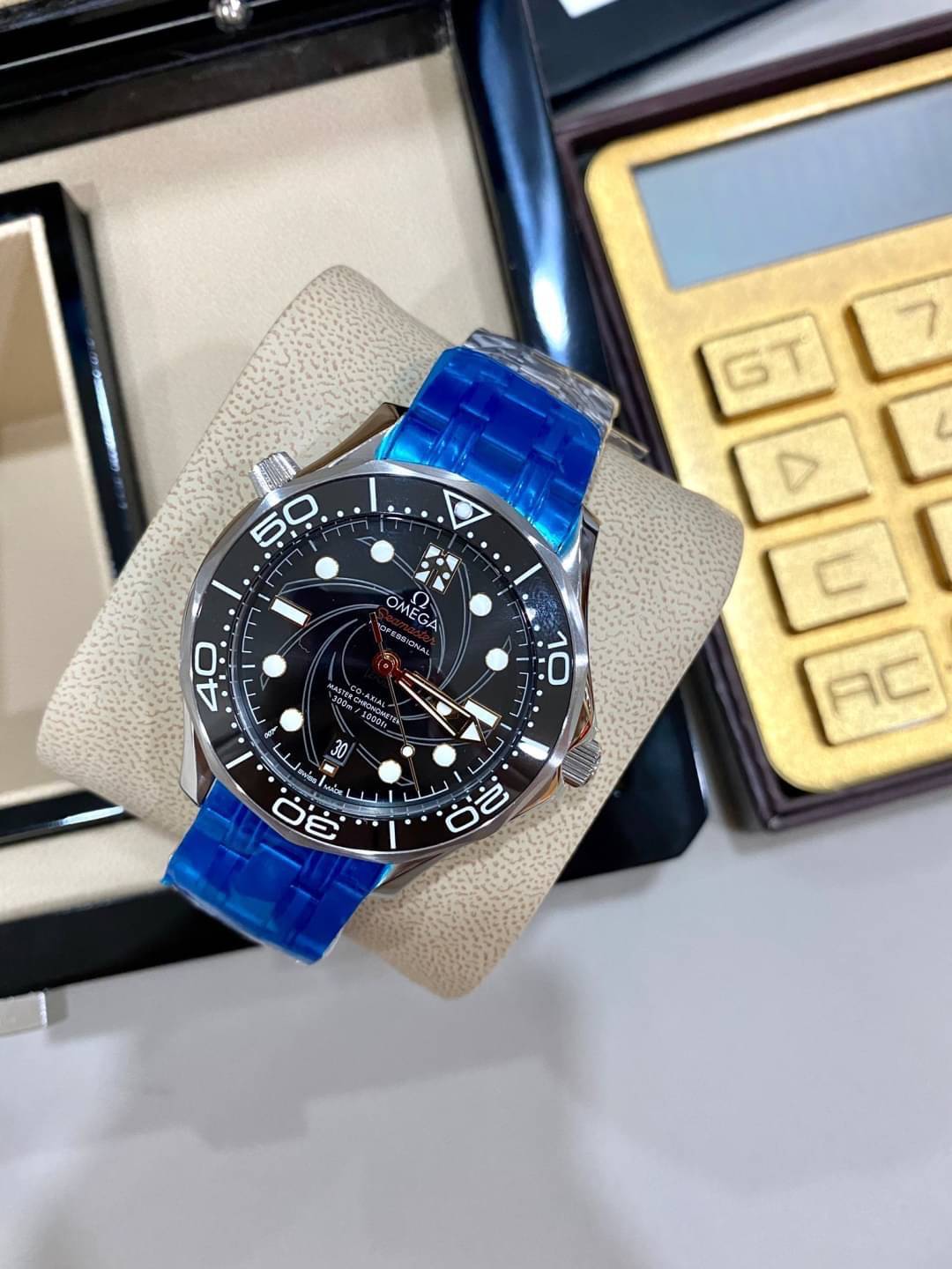 นาฬิกา Omega Seamaster Master 300M Automatic 42MM.Mirror Swiss Black