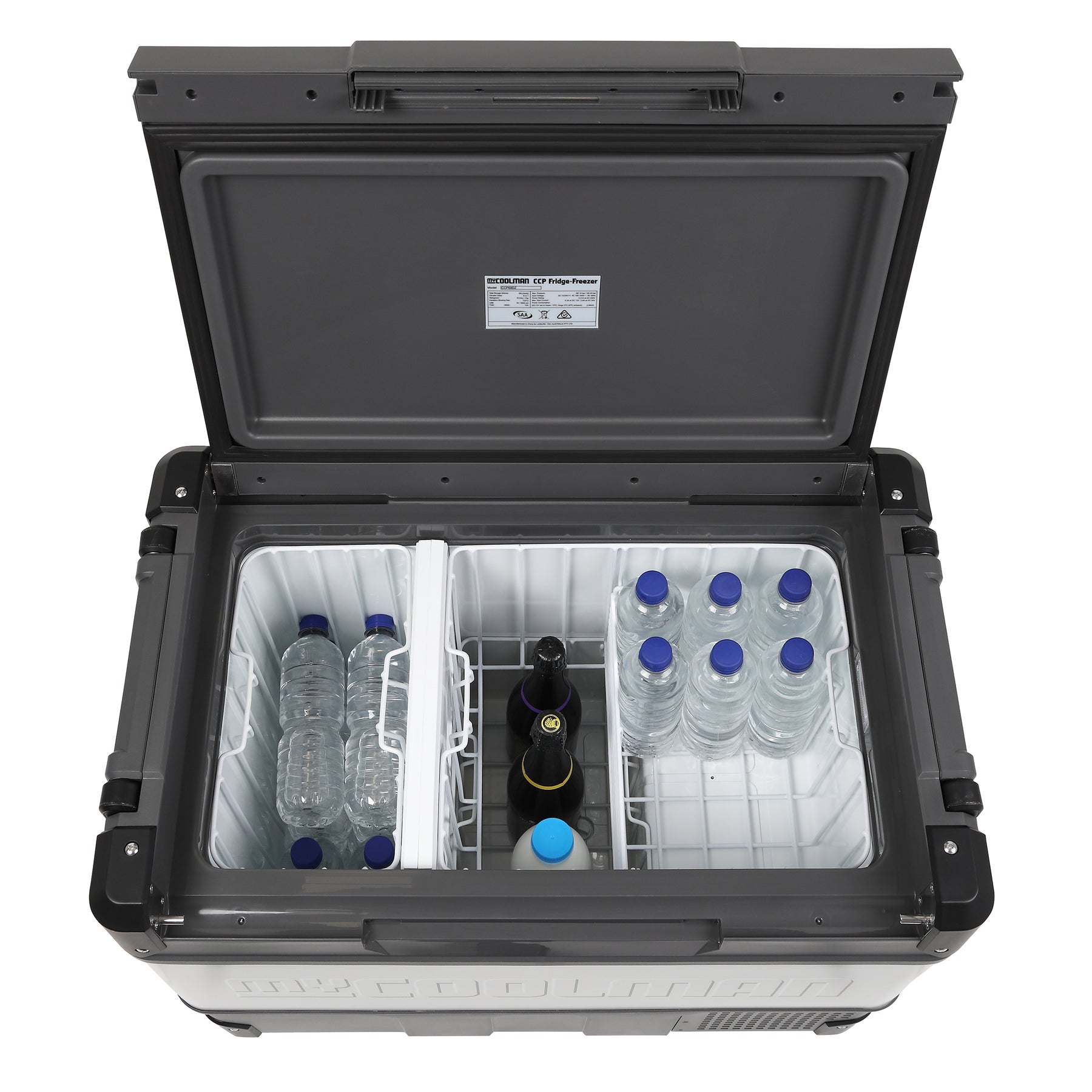 myCOOLMAN CCP69DZ The Traveller, 69 L - Dual Zone (ตู้เย็นแช่แข็งพกพา)