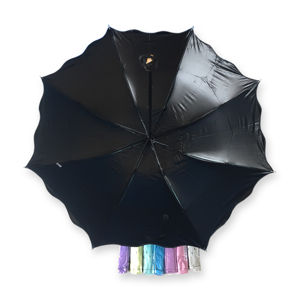 ร่มพับ4ตอนยุวีดำรหัส1618