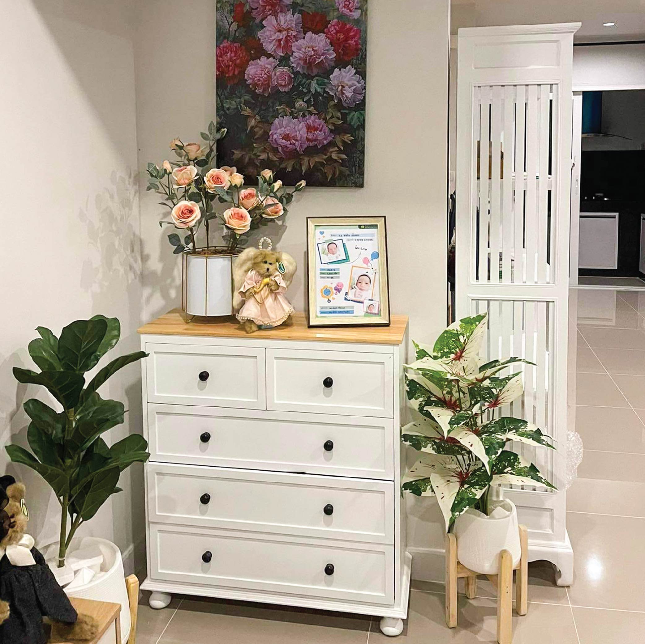 ชั้นวางของ ลิ้นชักเก็บของ ตู้ใส่ของ ชั้นวางสไตล์มินิมอล (ไม่ต้องประกอบ) PT010 - PT011