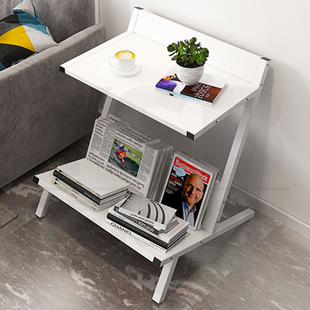 CASSA โต๊ะคอมพิวเตอร์ โต๊ะทำงาน โต๊ะทำงานพร้อมชั้นวางด้านล่าง ขนาด 43 x 43 x 62 cm.