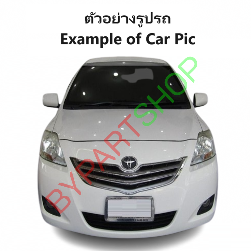 บังลมหม้อน้ำ TOYOTA VIOS(วีออส) Gen2(รุ่นที่2) พร้อมกระป๋องพักน้ำในตัว ปี2007-2012