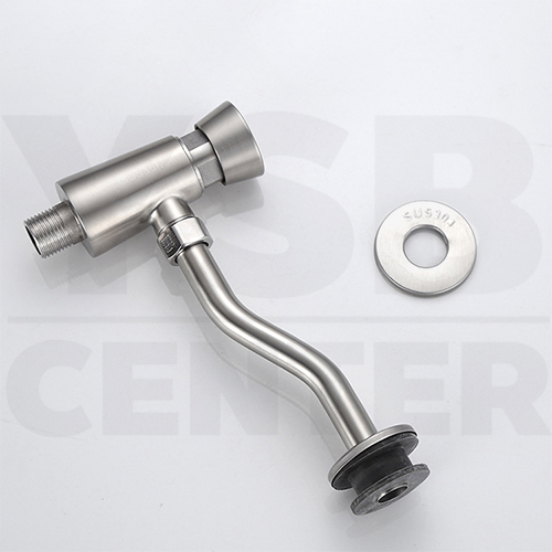 CASSA ฟลัชวาล์ว ก๊อกห้องน้ำสแตนเลส304 สุขภัณฑ์ ชุดอุปกรณ์ ก๊อกกดปัสสาวะชาย รุ่น C1S016-SUS304-FV-01