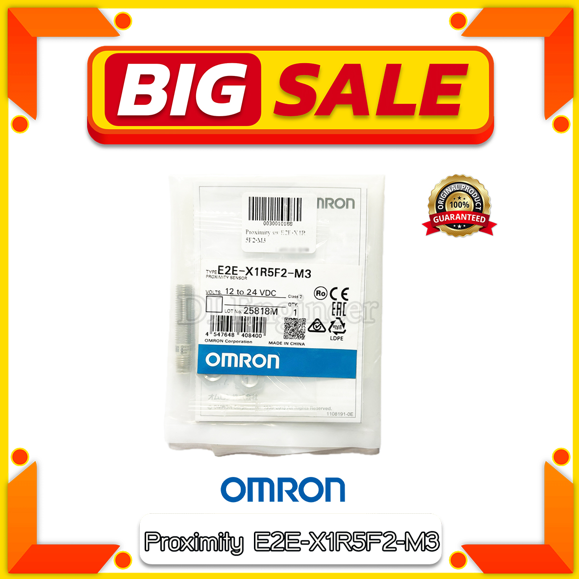 Omron Proximity E2E-X1R5F2-M3