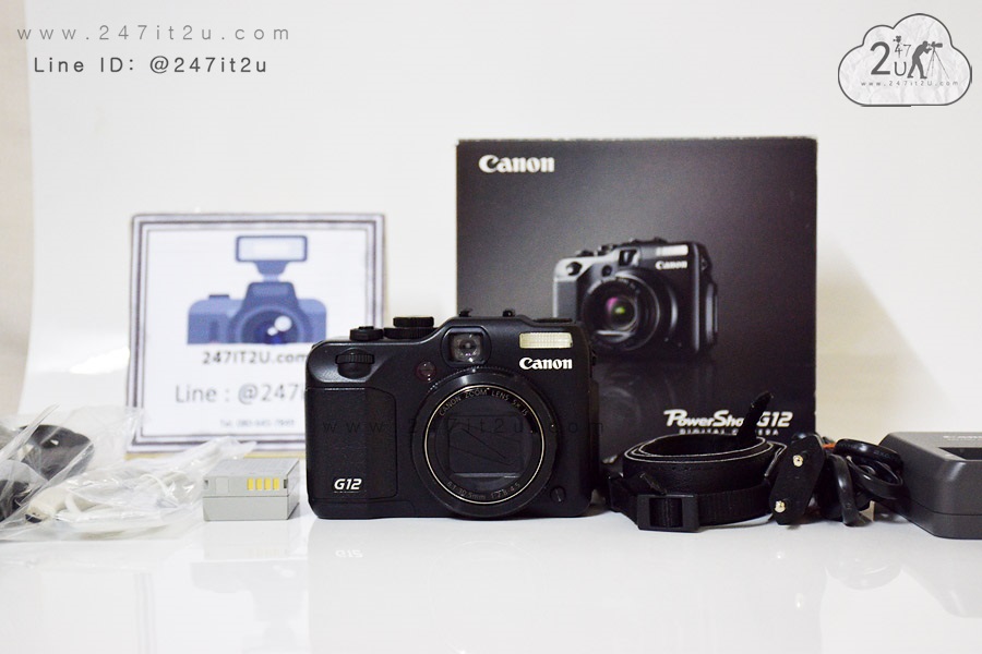 กล้อง Canon G12 สีดำ ยกกล่อง