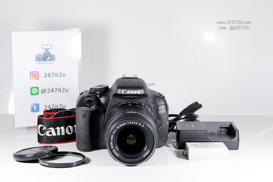 กล้อง Canon 600D +เลนส์ 18-55mm is II
