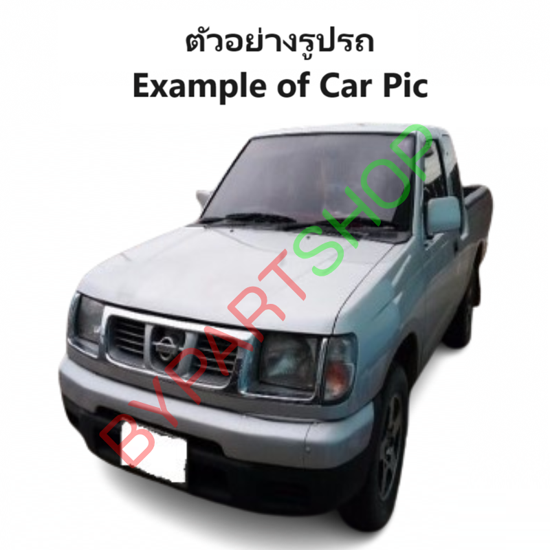 กันชนหน้า NISSAN FRONTIER(ฟอนเทียร) โฉมไฟตาลึก/ตาเต็ม แบบ 3ชิ้น เหล็กดำ(ยังไม่ทำสี) ปี1998-2001 (รหัส:BIGM'98+มุมคู่)