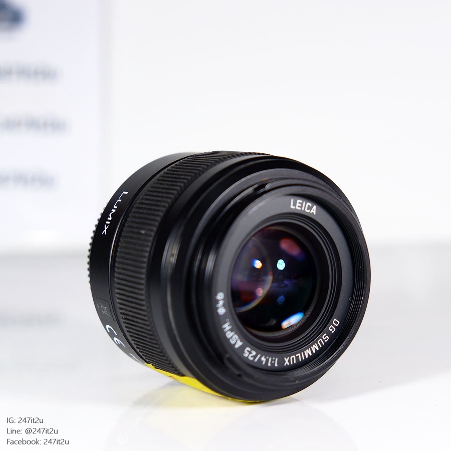 ขายเลนส์ Panasonic Leica DG Summilux 25mm f1.4 ASPH สีดำ