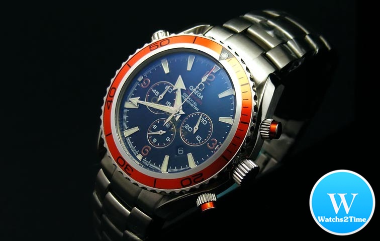 นาฬิกา OMEGA Seamaster Planet Ocean Chronograph 45.5 mm. 007 Quantum OF Solace Limited Edition