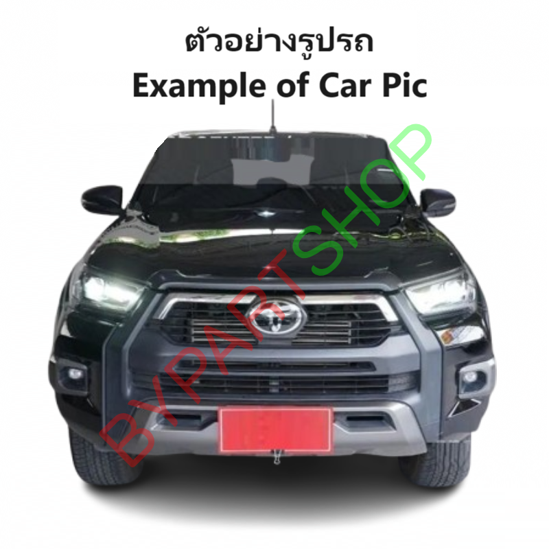 คิ้วฝากระโปรง TOYOTA REVO(รีโว่) โฉมหน้าหมู ปี20 ตั้งแต่ปี2019-2023 (ทรงห้างเข้ารูป 100%) -กรุณาเลือกสี-