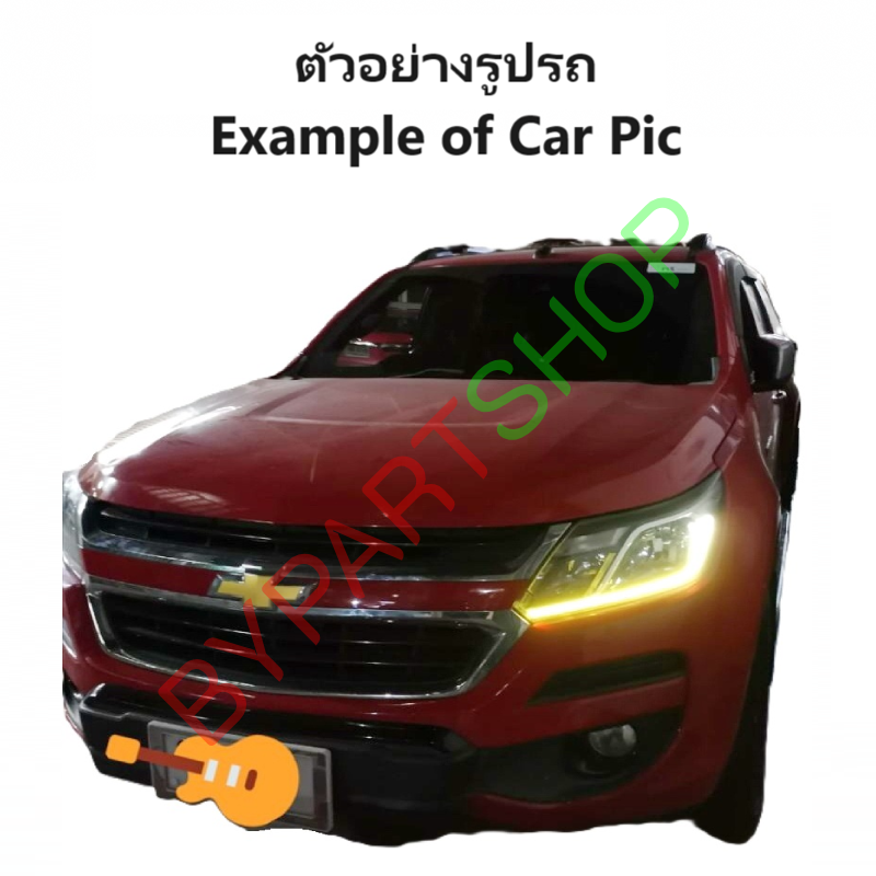 ไฟหน้า CHEVROLET COLORADO Z71(MY18) คิ้วในชุบ มีไฟ LED (DRL) ปี2017-2022 (งานO.E.M เทียบห้าง) -ราคาต่อดวง-