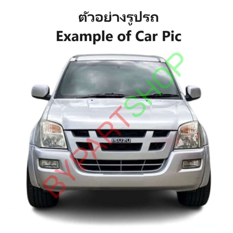 หน้ากระจัง ISUZU D-MAX(ดีแม็ก) 4WD สีดำ(งานไม่ทำสี) ไม่มีโลโก้ ปี2005-2006 (รหัส:DMAX'04-05 4WD-ดำ)