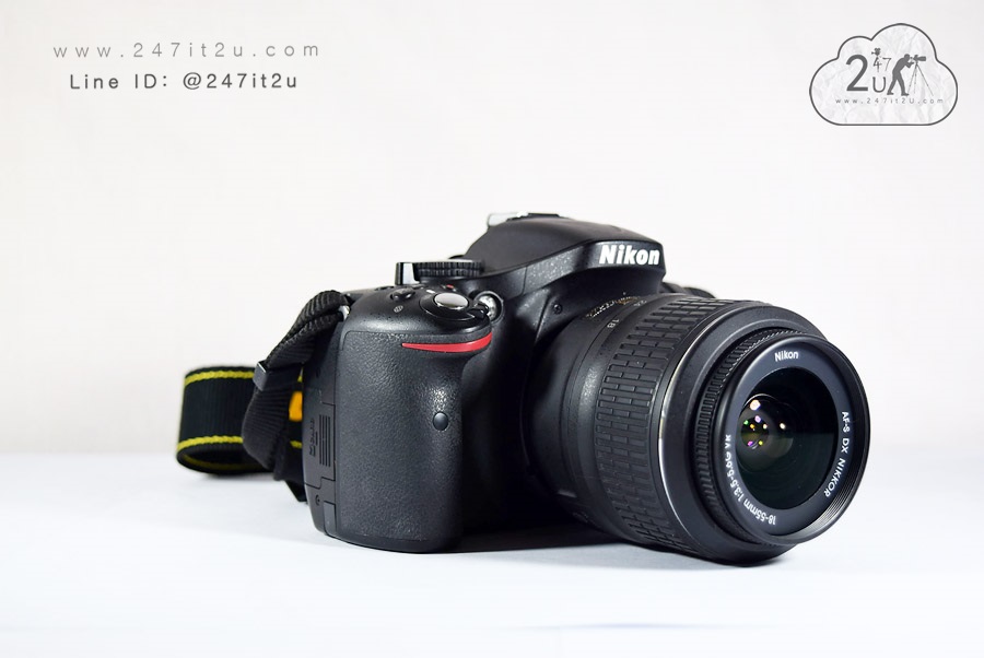 กล้อง Nikon D5200 พร้อมเลนส์ 18-55mm ชัตเตอร์ 4,3xx ครั้ง