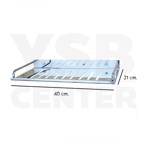 ชั้นวางของสแตนเลสในห้องน้ำ 1 ชั้น ชั้นวางของสแตนเลสในห้องน้ำ ชั้นสแตนเลส 201