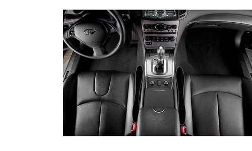 ที่เก็บของข้างเบาะรถยนต์ ที่จัดระเบียบในรถ กล่องใส่ของเสียบช่องระหว่างเบาะในรถ แพ๊ค 2 ชิ้น ขนาด 36.8X9.6 cm