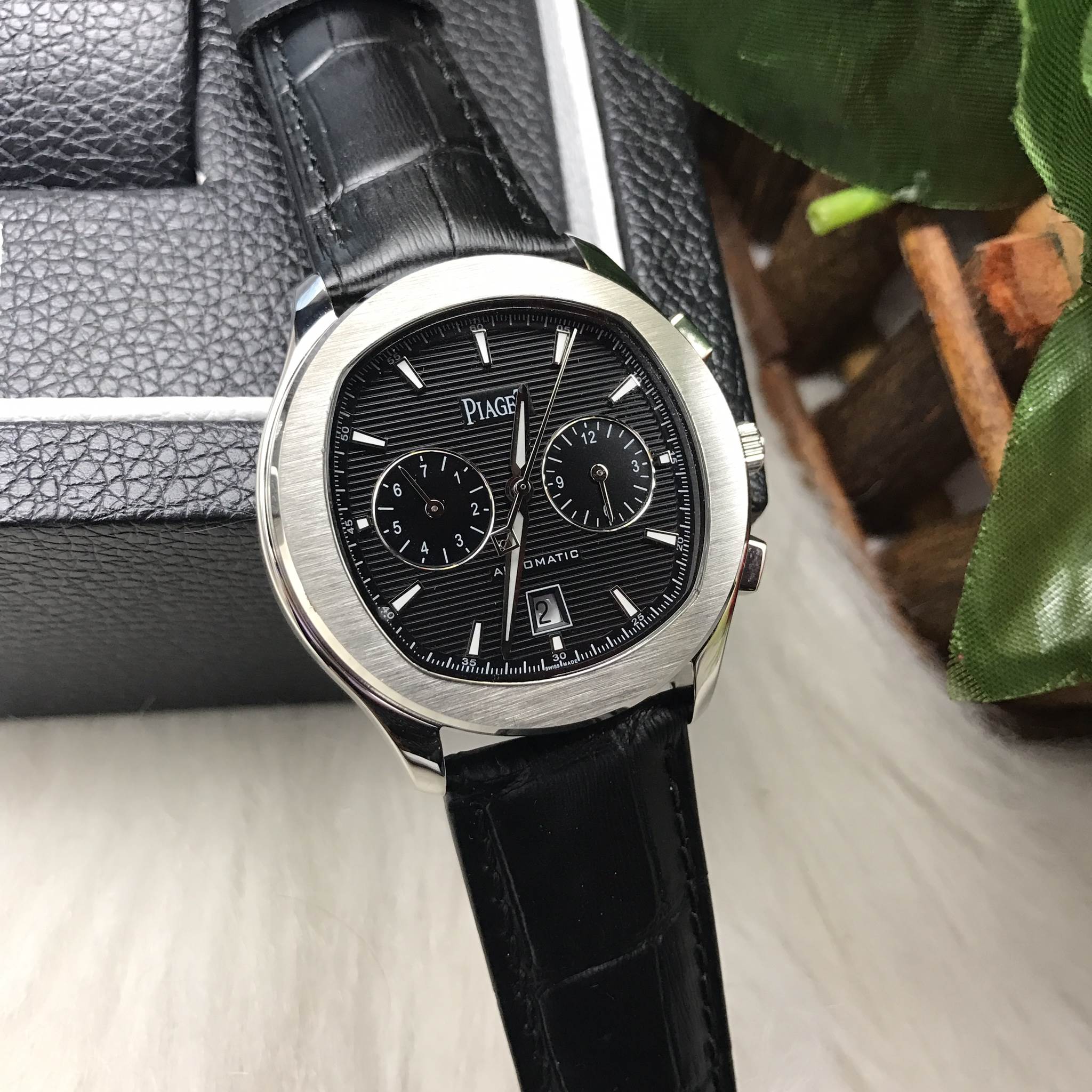 นาฬิกา Piaget PoLo S Chronograph 42 mm. Mirror Swiss สายหนังแท้