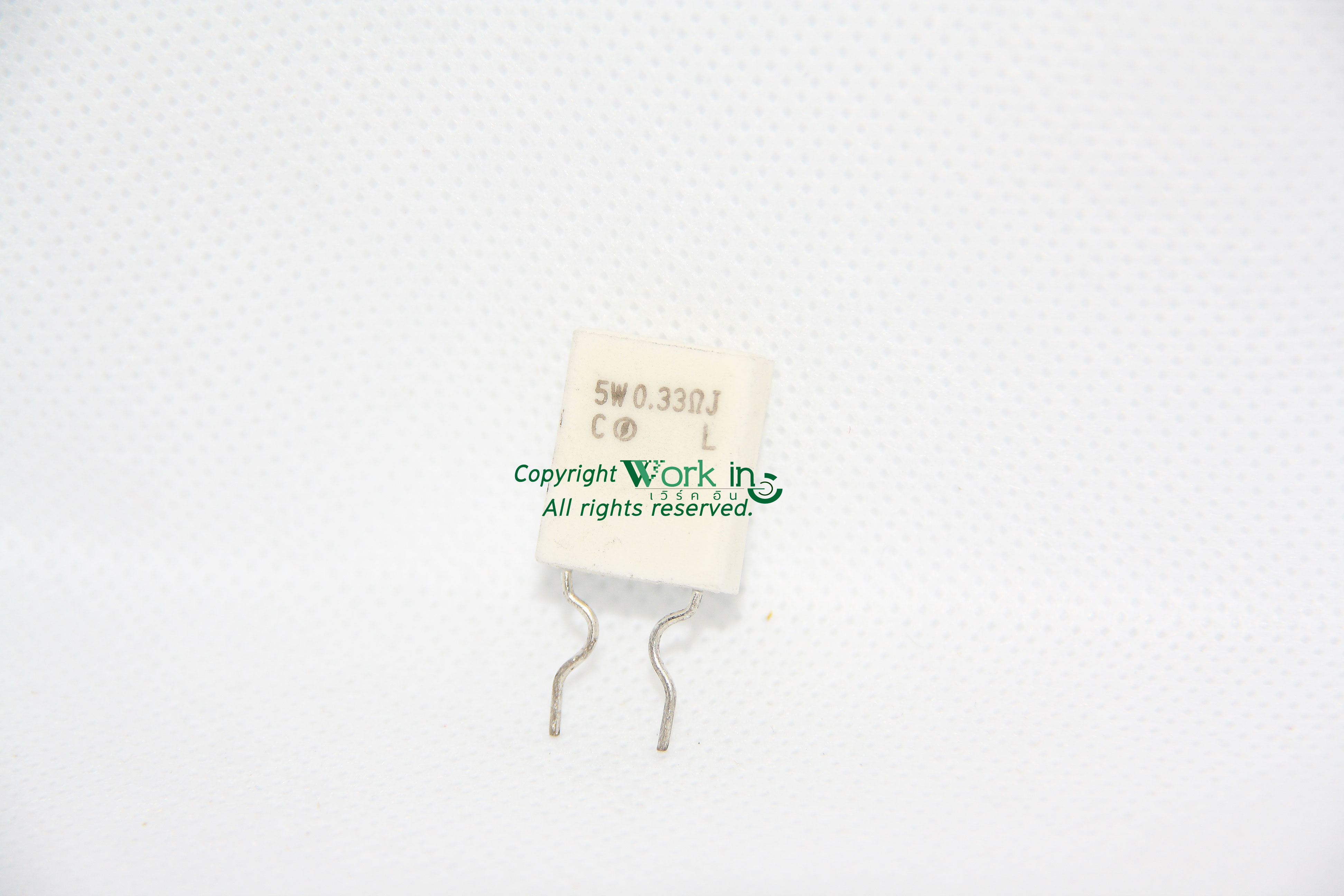 0.33 Ohm 5W 5% Cement Resistor