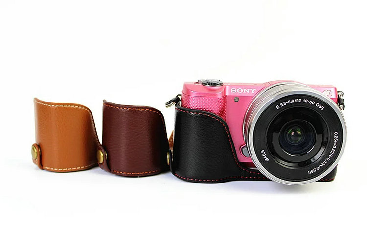 Bag Leather Case For sony A5100