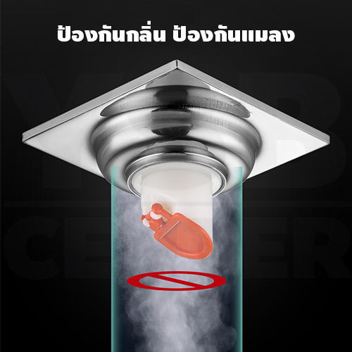 เซทตะแกรงระบายน้ำ + หัวต่อชุปโคเมี่ยม ท่อน้ำทิ้ง สแตนเลสแท้ กันกลิ่น กันแมลง รุ่น C1L145 ,C1L149