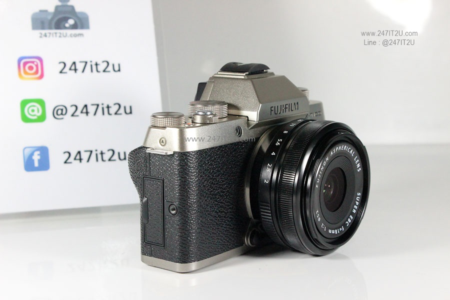 กล้องFujifilm X-T100 +18mm f2 silve