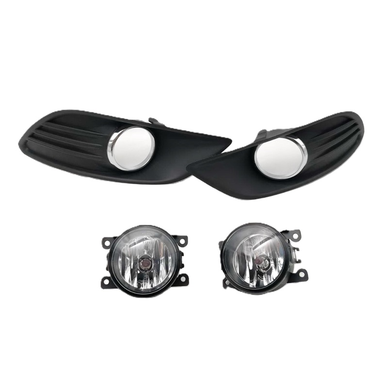 ไฟตัดหมอก/ไฟสปอร์ตไลท์ FORD FOCUS(โฟกัส) ฝาครอบดำ(วงแหวนชุบ) ปี2009-2010 (ครบชุด) (ประกัน 6เดือน) (รหัส:FD353)