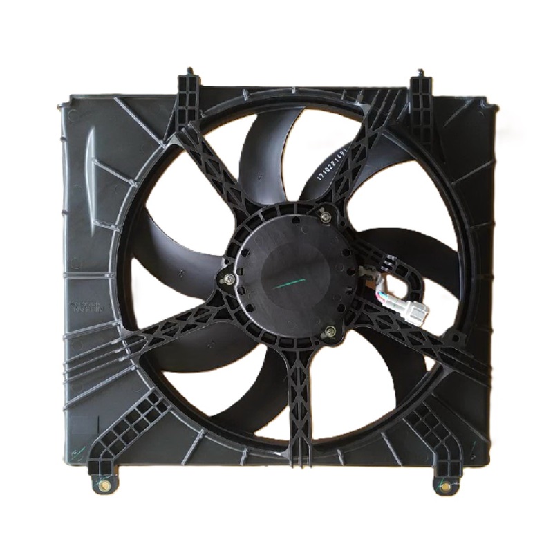 -แท้ศูนย์- บังลมหม้อน้ำ NISSAN MARCH(มาร์ช) พร้อมใบพัดลม+มอเตอร์ ครบชุด ตั้งแต่ปี2010-2018