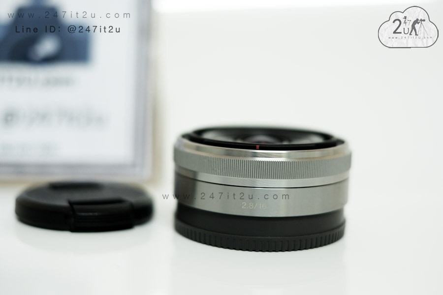 เลนส์ Sony E-mount 16mm f2.8 สีเงิน