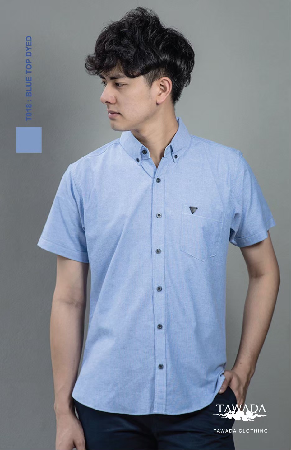 T018 แขนสั้น คอปก