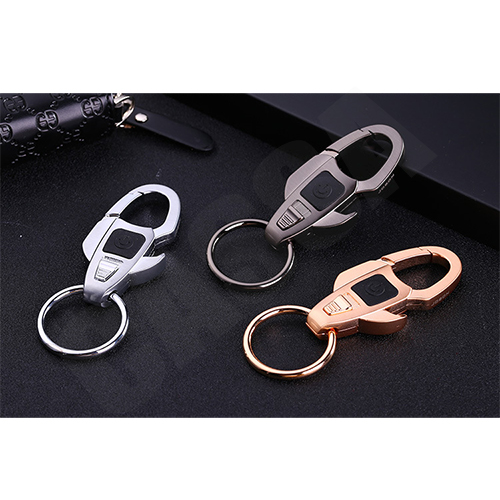 JOBON พวงกุญแจ 3in1 เกรดพรีเมี่ยม พร้อมไฟฉายLED และปุ่มปลดล็อคอัฉริยะ