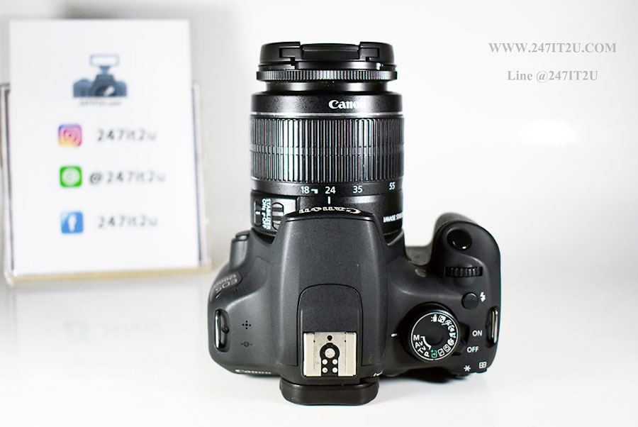 กล้อง Canon 1200D พร้อมเลนส์ 18-55mm is II เครื่องศูนย์