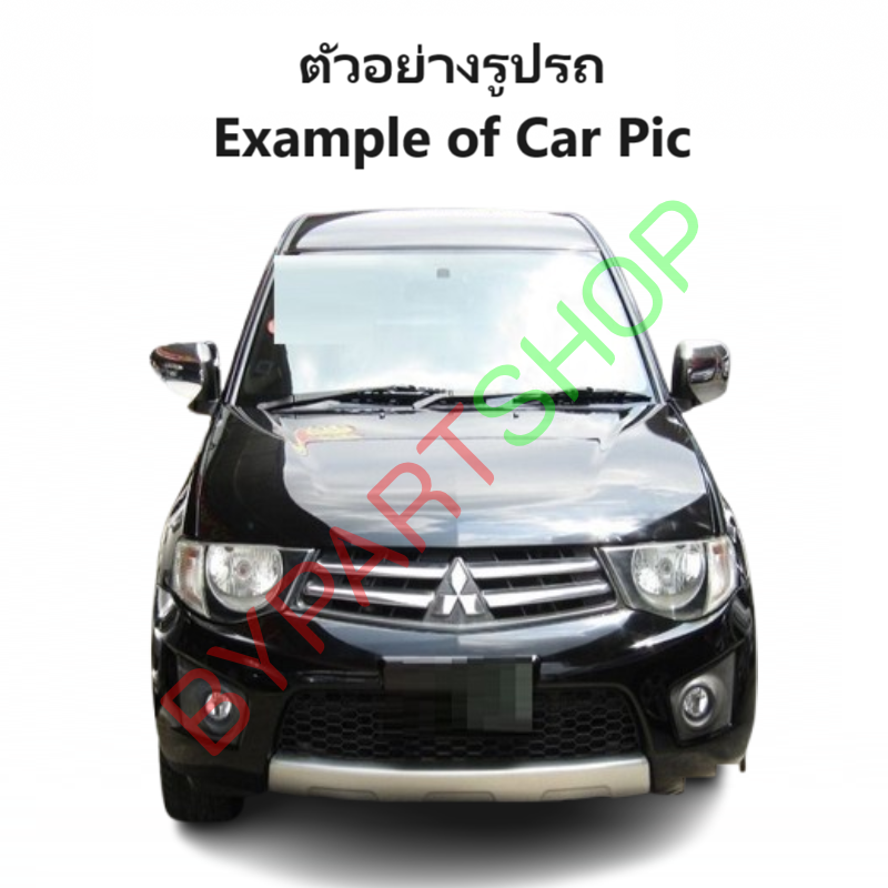 กันชนท้าย(ทรงแต่ง) MITSUBISHI TRITON(ไทรทัน)/TRITON PLUS(ไทรทัน พลัส) ทุกรุ่น ชุบโครเมียม ปี2005-2018 (ครบชุด) KV-103