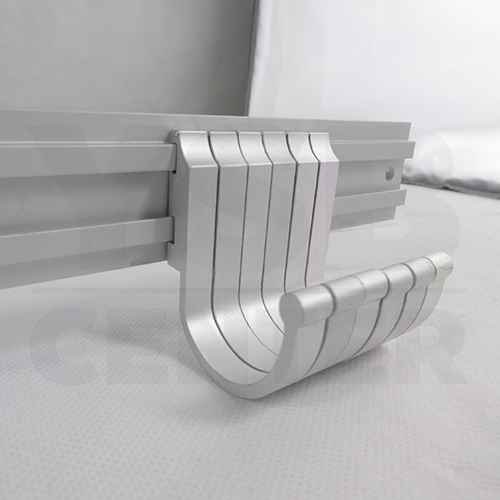 ราวตะขอแขวนอเนกประสงค์ อลูมีเนียม 6 ตะขอ รุ่น C1M079-ALM-8053-06