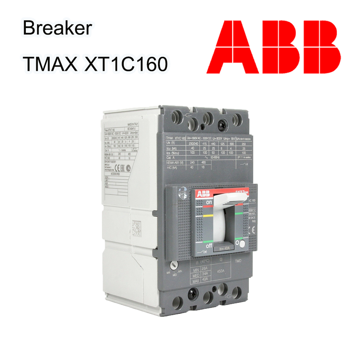ABB TMAX XT1C 160 3P 32A