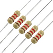 Resistors 1.2K Ohm 1/4W 5% Carbon Film