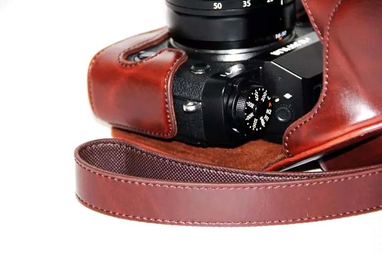 Bag Leather Case For Fujifilm X-T1 เต็ม