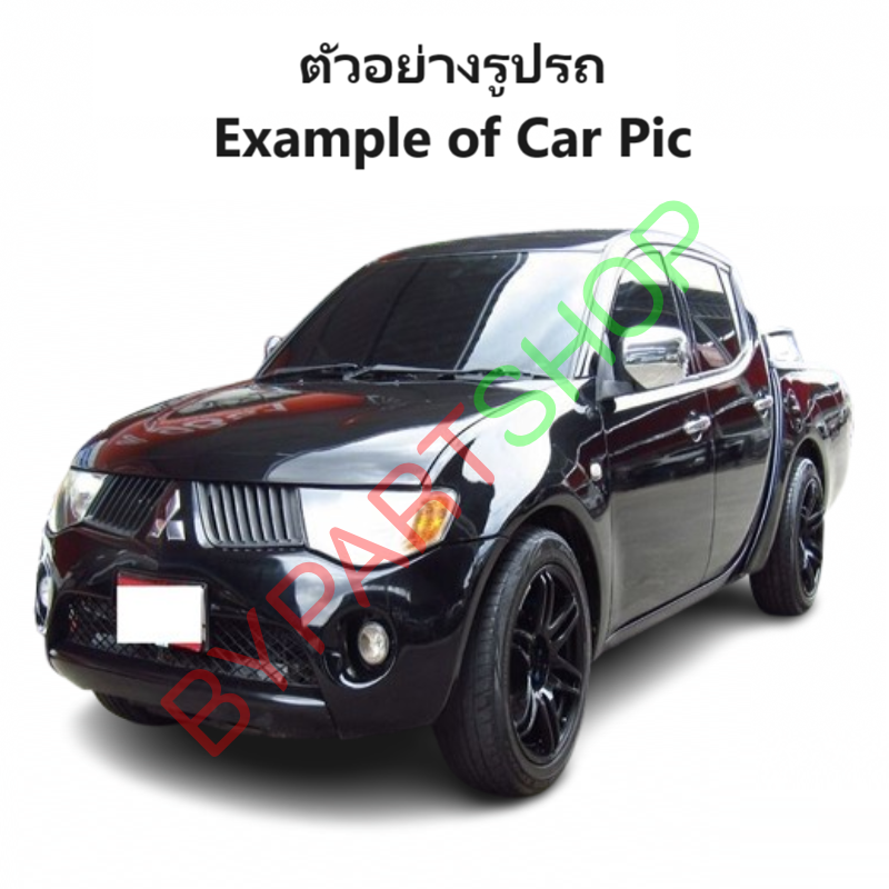 หน้ากระจัง MITSUBISHI TRITON(ไทรทัน) โฉมแรก รุ่นแคป/4ประตู สีดำ ครบคู่(ซ้าย-ขวา) ปี2005-2008 (รหัส:TRN'06-CAB,LH-RH)