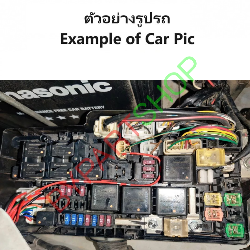 ชุดแปลงสายไฟหน้า D-MAX BLUE POWER(บลูพาวเวอร์) ไฟธรรมดา แปลงเป็น ไฟโฉม STEALTH(สเทลธ์) โปรเจ็กเตอร์ ปี2018-2019