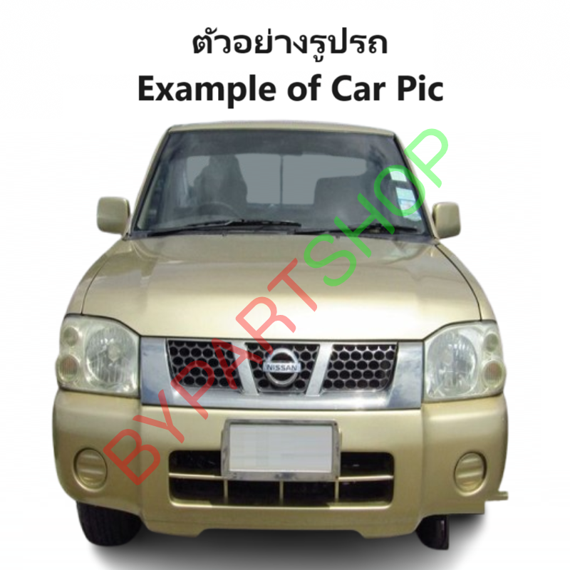 กันชนหน้า NISSAN FRONTIER(ฟอนเทียร) โฉมตาการ์ตูน สีดำ(ยังไม่ทำสี) ปี2001-2005 (รหัส:FRONTIER'01ไม่รู)