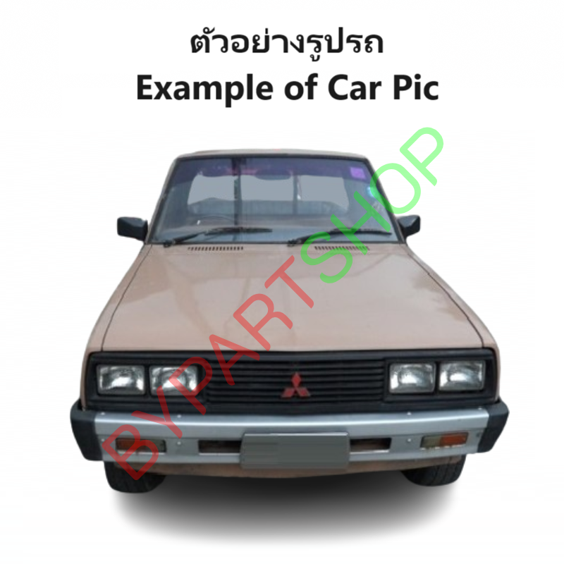 กระจกมองข้าง MITSUBISHI L200(เฉินหลง) เท่านั้น รุ่นปรับมือ สีดำ ปี1981-1988 (DM116) -ราคาต่อข้าง-