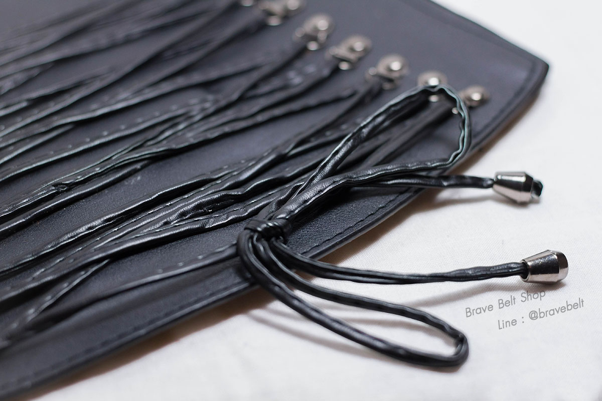 เข็มขัดโอบิเอวสูง มีเชือกห้อยด้านหน้า