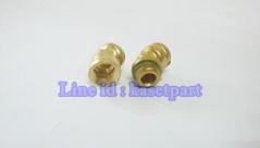 ข้องอพ่นยา ทองเหลือง