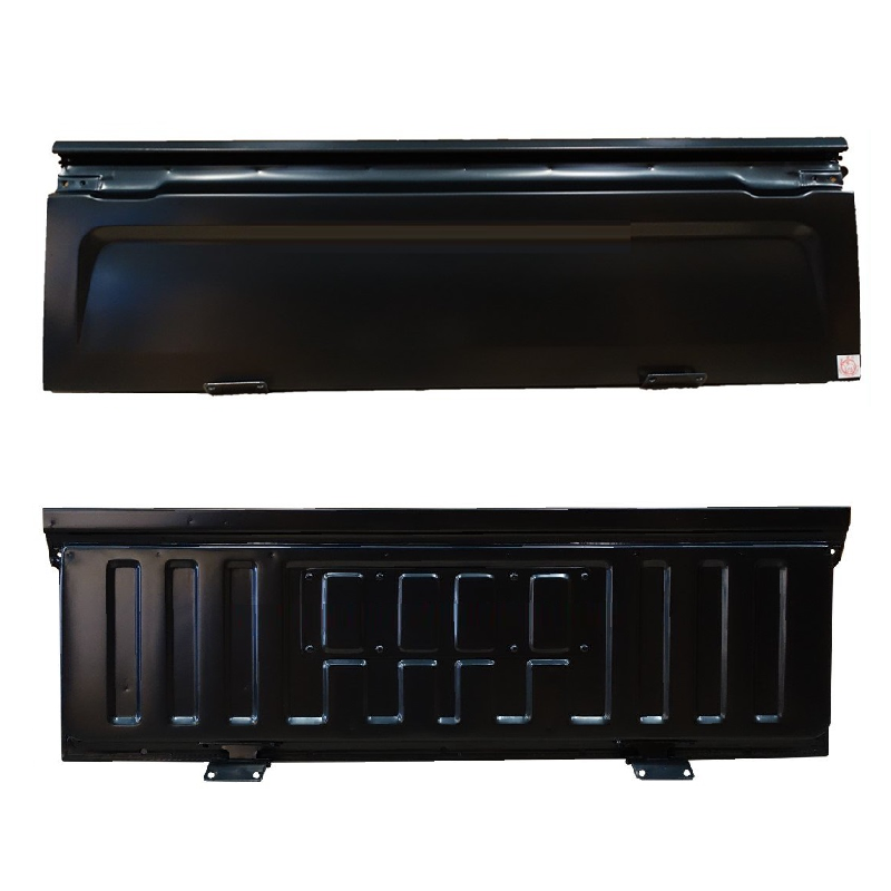 ฝาท้าย TOYOTA MTX(ไมร์ตี้เอ็กซ์) รุ่นเปิดข้าง ไม่มีตะขอ เหล็กดำ(หนาเทียบแท้ ไม่ทำสี) -กรุณาเลือกแบบ-