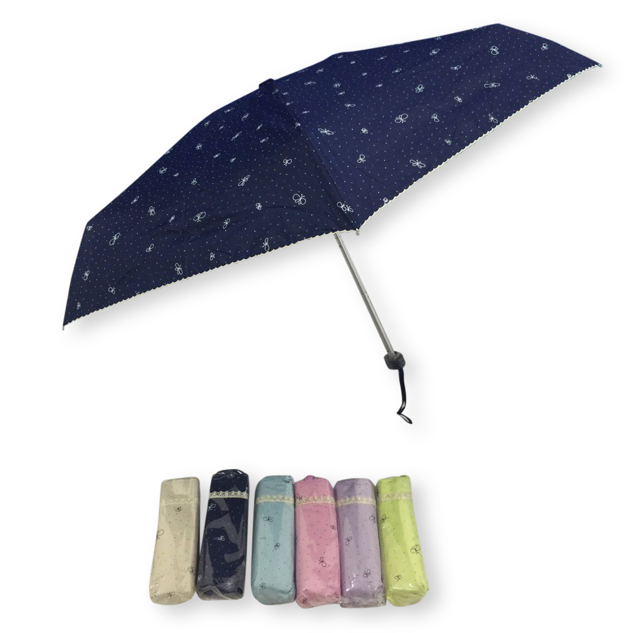 ร่มGBU5ตอนรหัส GM292ยูวีสีดำ