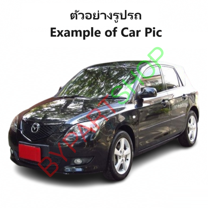 หน้ากระจัง MAZDA3(มาสด้า3) BK รุ่น 5ประตู สีดำ(งานไม่ทำสี) ปี2004-2006 (MAZDA3'04-05 5D)