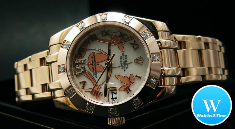 นาฬิกา Rolex Datejust Special Edition Everose Gold White Mother of Pearl Dial