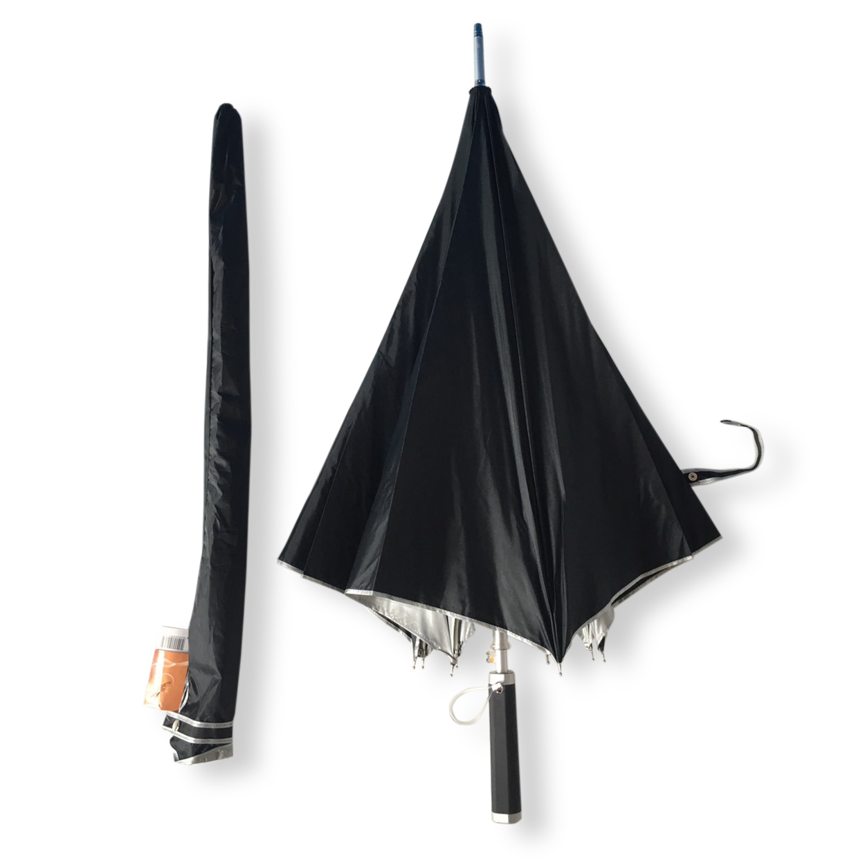 ร่มกอล์ฟตอนเดียว 27 นิ้วด้ามตรงโคร้งสปริง ยูวี