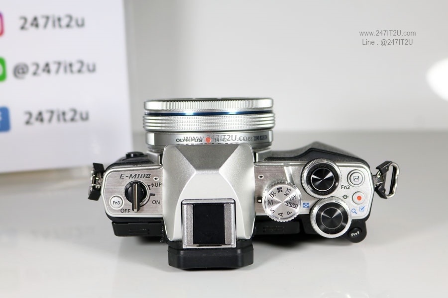 กล้อง Olympus OM-D E-M10 mark 2 พร้อมเลนส์ 14-42mm สี Silver