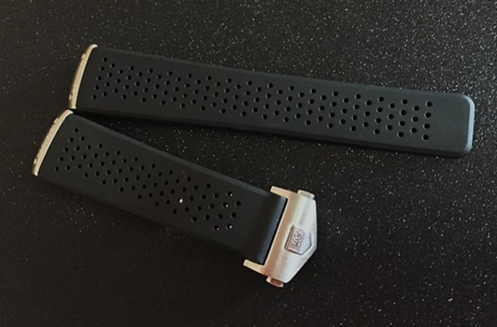 สายนาฬิกา Tag Heuer รุ่น Grand 36 ซิลิโคนสีดำ