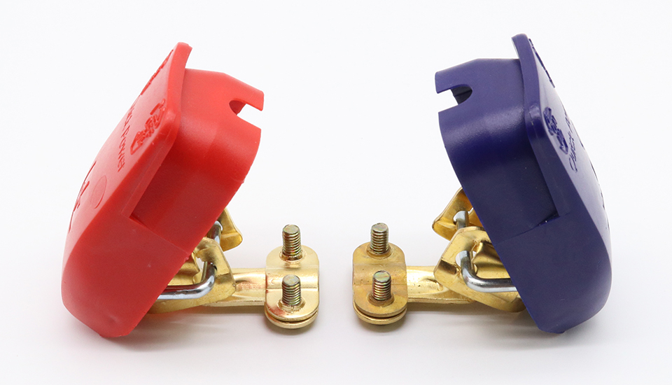 ขั้วแบตเตอรี่สวมไว QUICK POWER น้ำเงิน-แดง