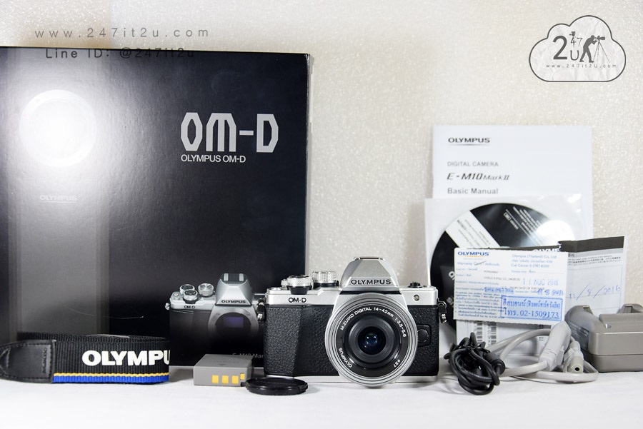 กล้อง Olympus OM-D EM10 + เลนส์ 14-42 mm สีSilver
